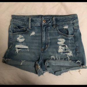 American Eagle High Rise Denim Shortie